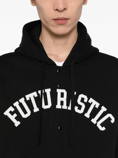 Chocoolate Embroidered Hoodies In Black