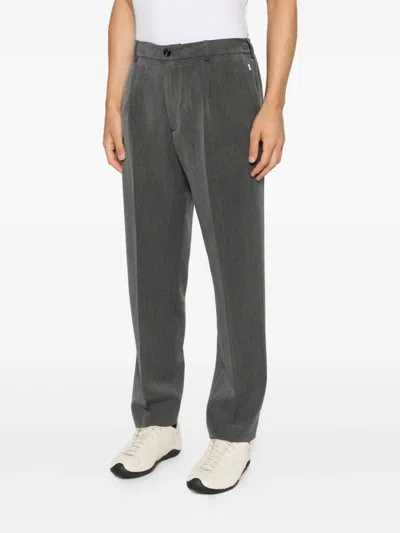 New York Resident Pleated Tailored Trousers In Gray