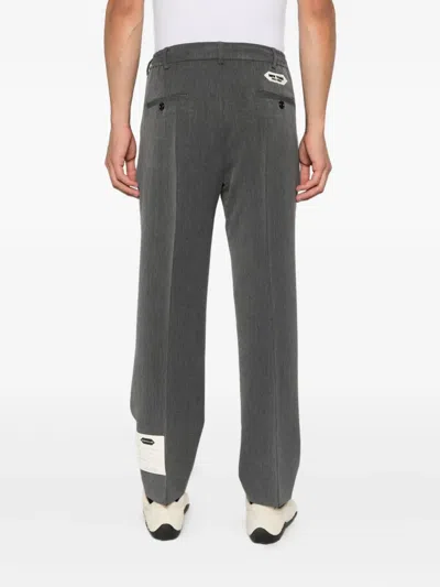 New York Resident Pleated Tailored Trousers In Gray