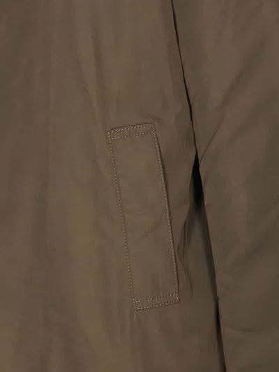 Lou Andrea Reversible Hooded Jacket In Brown