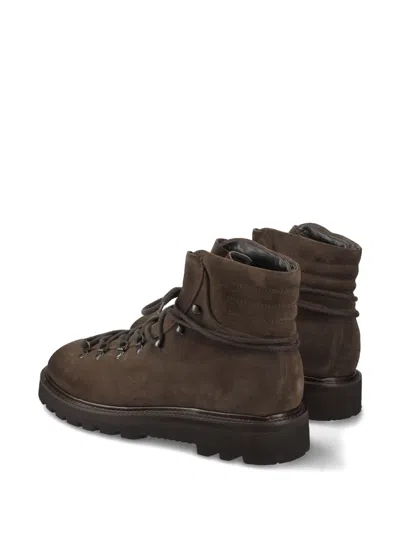 Premiata Lace-up Boots In Brown