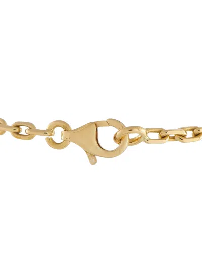 Pre-owned Van Cleef & Arpels 18k Yellow Gold Lucky Alhambra Charm Bracelet