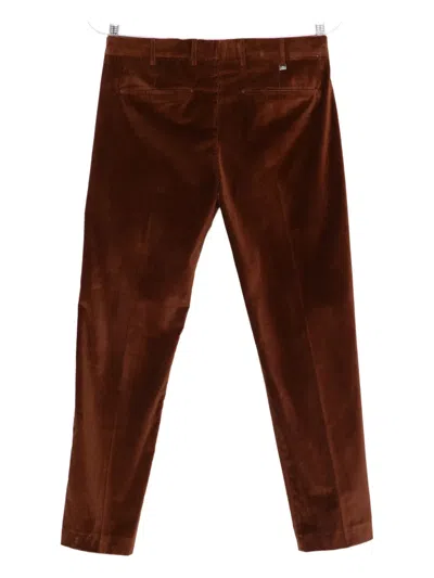 Pt Torino Dieci Corduroy Trousers In Brown