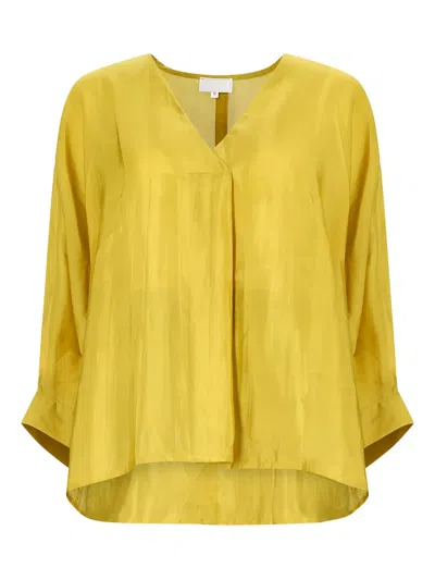The Rose Ibiza Indochine V-neck Blouse In Green