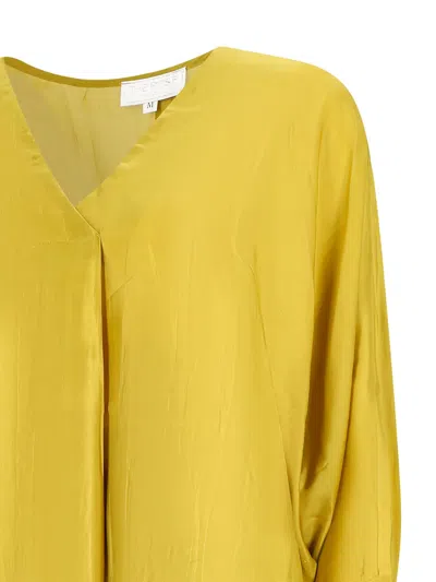 The Rose Ibiza Indochine V-neck Blouse In Green