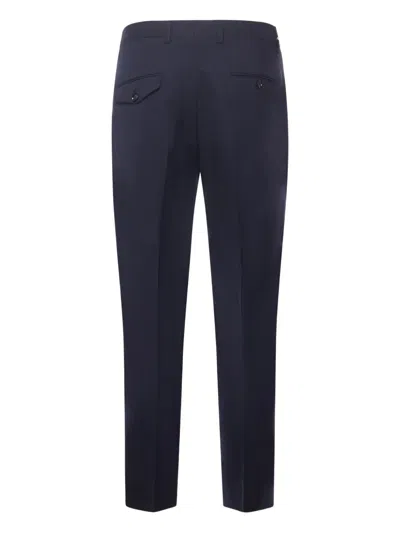 Be Able Edoardo Wool Blend Trousers In Blue