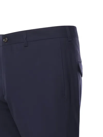 Be Able Edoardo Wool Blend Trousers In Blue