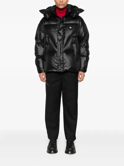 Peuterey Long-sleeved Cotton Jacket In Black