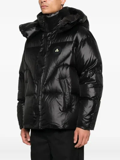 Peuterey Long-sleeved Cotton Jacket In Black