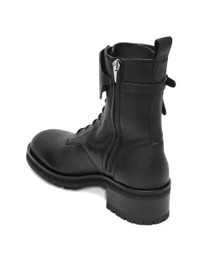 Jimmy Choo Rosabel 50 Grained Leather Ankle Boots In Black