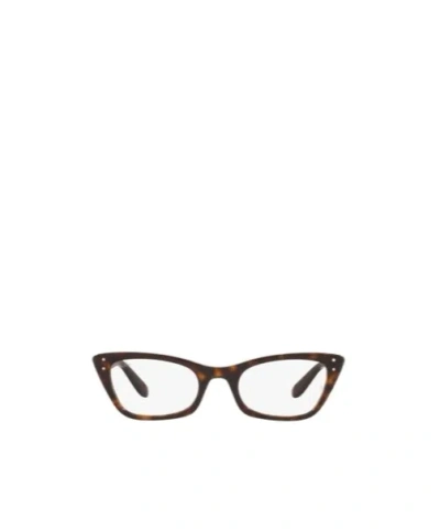 Ray Ban Ray-ban Cat-eye Frame Glasses In Brown
