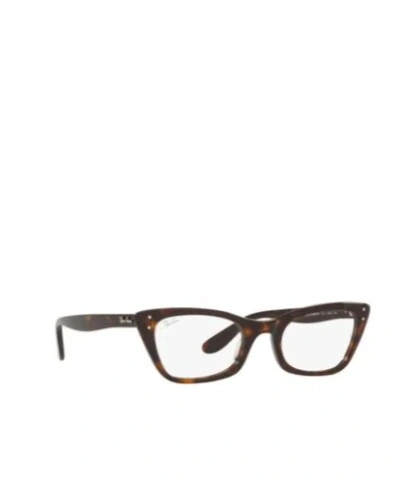 Ray Ban Ray-ban Cat-eye Frame Glasses In Brown