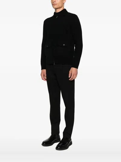 Luigi-gentile Zip-fastening Jacket In Black