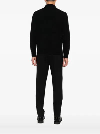 Luigi-gentile Zip-fastening Jacket In Black