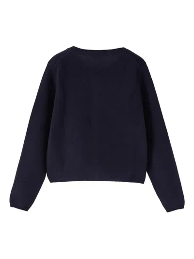 Il Gufo Buttoned Cardigan In Black