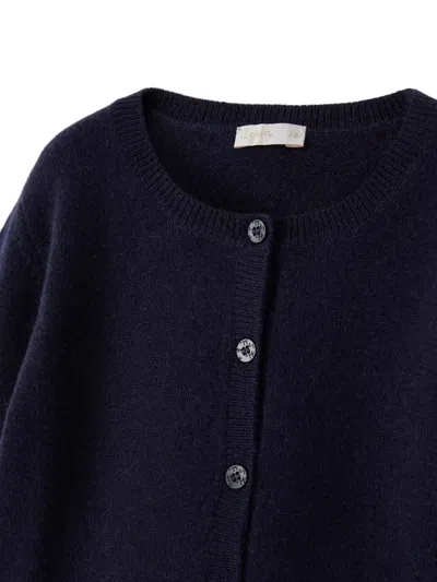 Il Gufo Buttoned Cardigan In Black