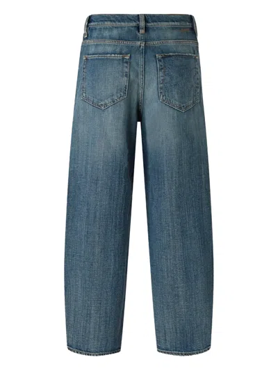 Pinko Soft Denim Balloon-fit Jeans In Blue