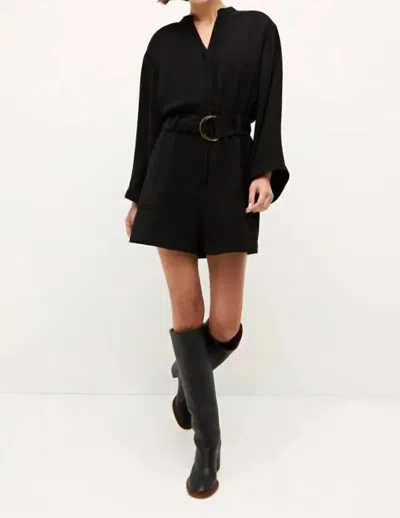 Marie Oliver Trina Romper In Black In Black