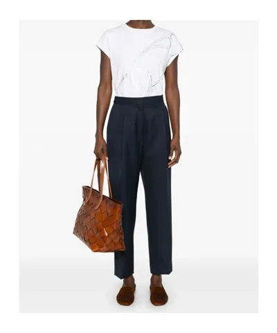 Herno Interlock Jersey T-shirt In Neutral