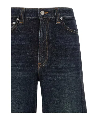 Khaite Women Blue Dane Wide-leg Jeans In Blue