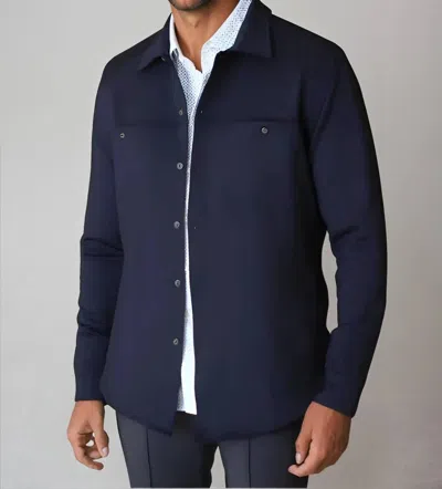 Buki City Chief Petty Officer Shirt Jacket In Navy In Blue