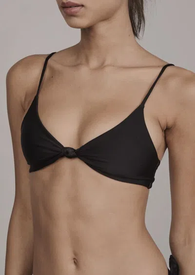 Mikoh Kaloko Bikini Top In Noir In Black