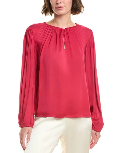 Velvet By Graham & Spencer Riona Top In Red