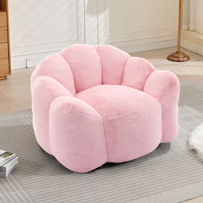Streamdale Furniture Streamdale Lotus Compression Bean Bag Sofa - Pink In Pink