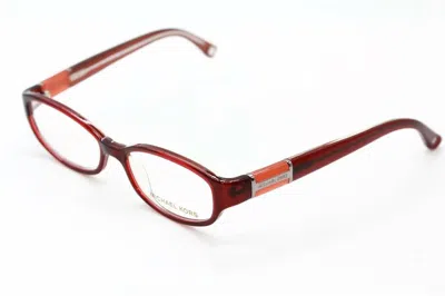 Michael Kors Women's Mk841 Oval Eyeglasses In Purple In Pink
