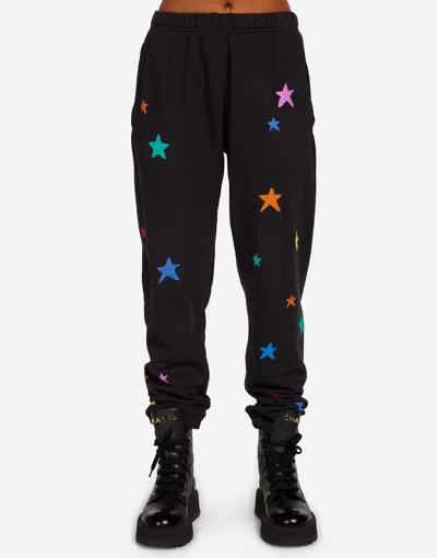 Lauren Moshi Chantria Brushed Stars In Black