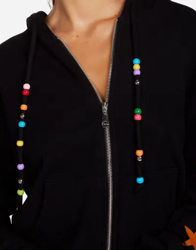 Lauren Moshi Hezly Brushed Stars In Black