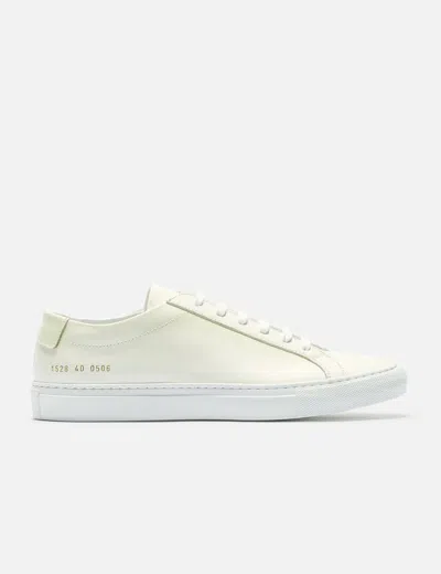 Common Projects Original Achilles Low Leather Sneakers In White