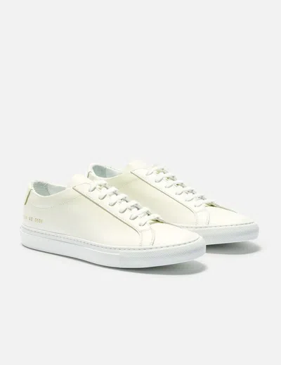 Common Projects Original Achilles Low Leather Sneakers In White