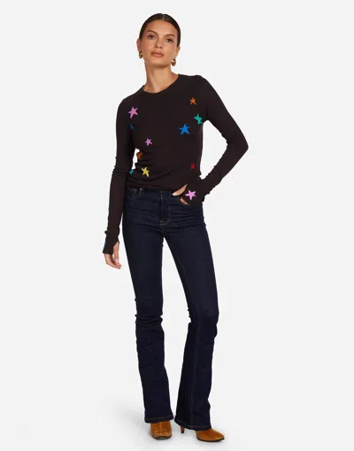 Lauren Moshi Mckinley Brushed Stars In Black