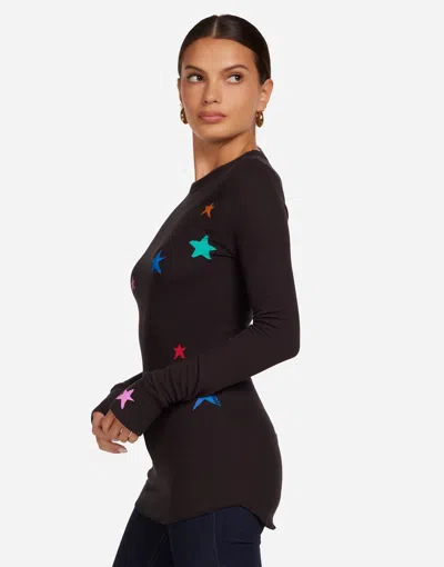 Lauren Moshi Mckinley Brushed Stars In Black