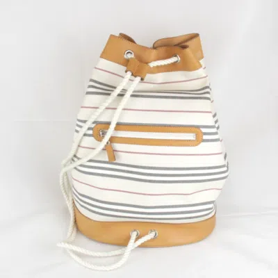 Pre-owned Burberry Multi-color Canvas Backpack ()