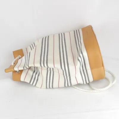 Pre-owned Burberry Multi-color Canvas Backpack ()