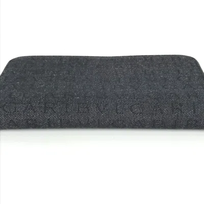 Pre-owned Bvlgari Blue Denim Long Wallet (bi-fold) ()