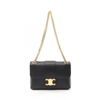 Pre-owned Celine Black Leather Shoulder Bag ()