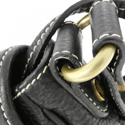 Pre-owned Celine Black Leather Shoulder Bag ()