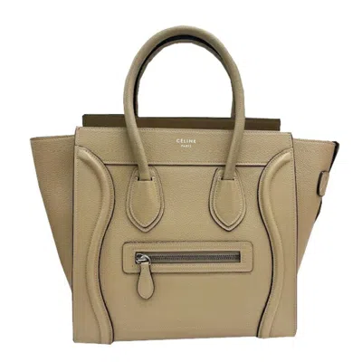 Pre-owned Celine Grayish Leather Handbag Tote Bag ()