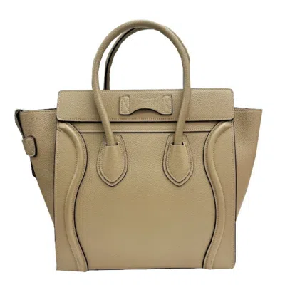 Pre-owned Celine Grayish Leather Handbag Tote Bag ()