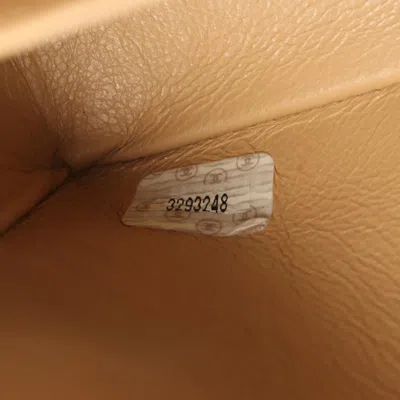 Pre-owned Chanel Beige Leather Shoulder Bag () In Sand