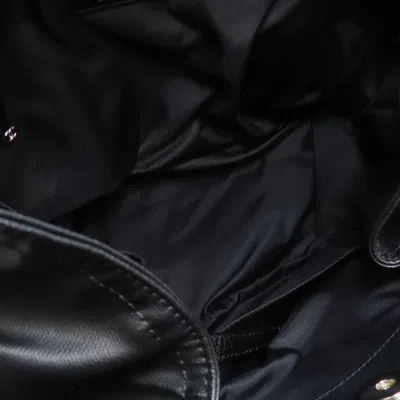 Pre-owned Chanel Black Coated Canvas Shoulder Bag ()