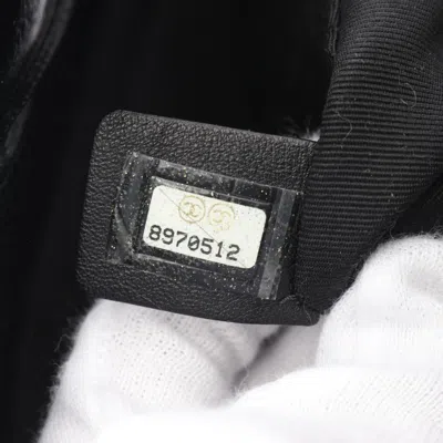 Pre-owned Chanel Black Grained Calfskin Tote Bag ()