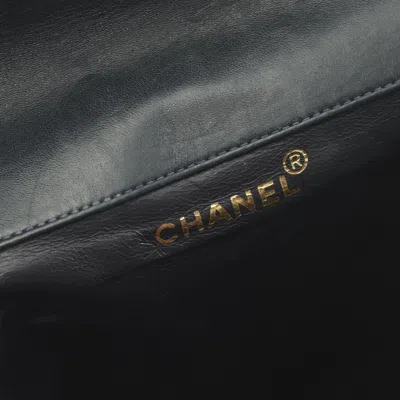 Pre-owned Chanel Black Leather Backpack ()