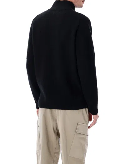 C.p. Company C.p.company "the Metropolis Series" Extrafine Merino Wool Sweater In Black