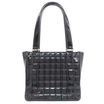 Pre-owned Chanel Chocolate Bar Black Tote Bag ()