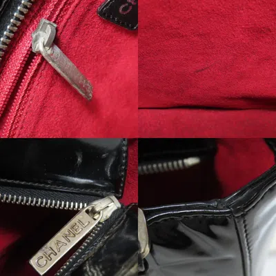 Pre-owned Chanel Chocolate Bar Black Tote Bag ()