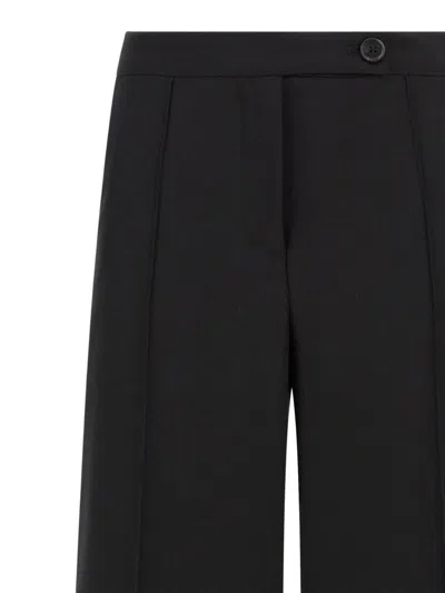 Pinko Trousers Blacks And Greys In Black